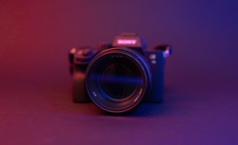  Black Camera on White Silky Cloth: A Perfect Blend of Style and Elegance